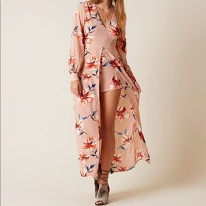 NWT Lush maxi romper from the buckle